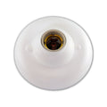 Kit 3 Plafons Simples Suporte Lâmpadas Bocal Plastico E27